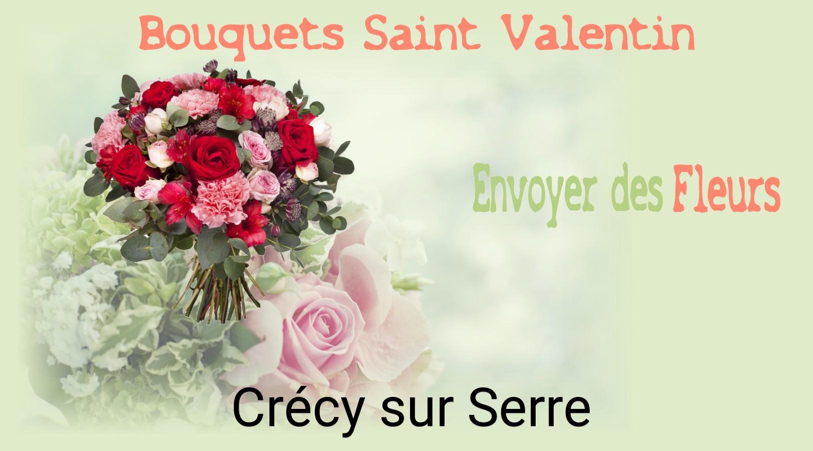 Roses de Saint-Valentin livrées à Crécy-sur-Serre
